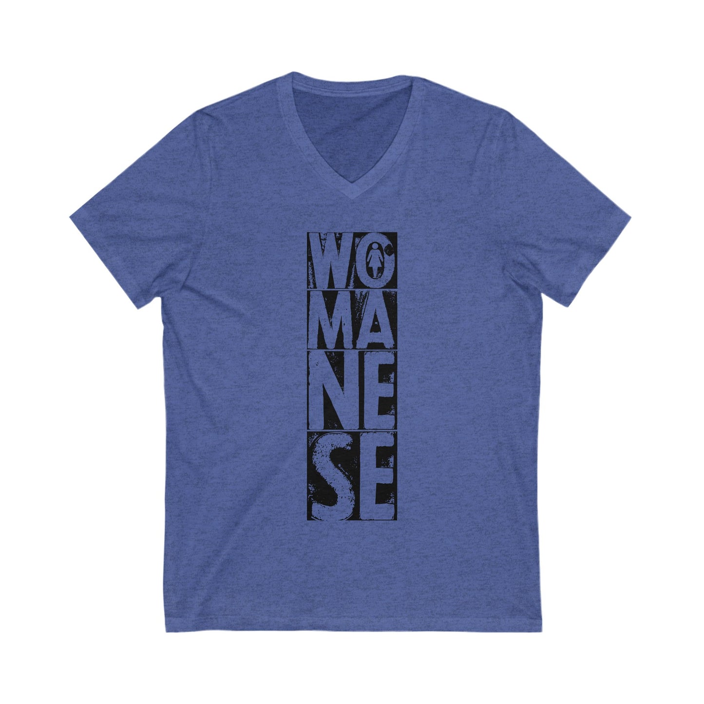 WOMANESE | Unisex Short Sleeve V-Neck Tee