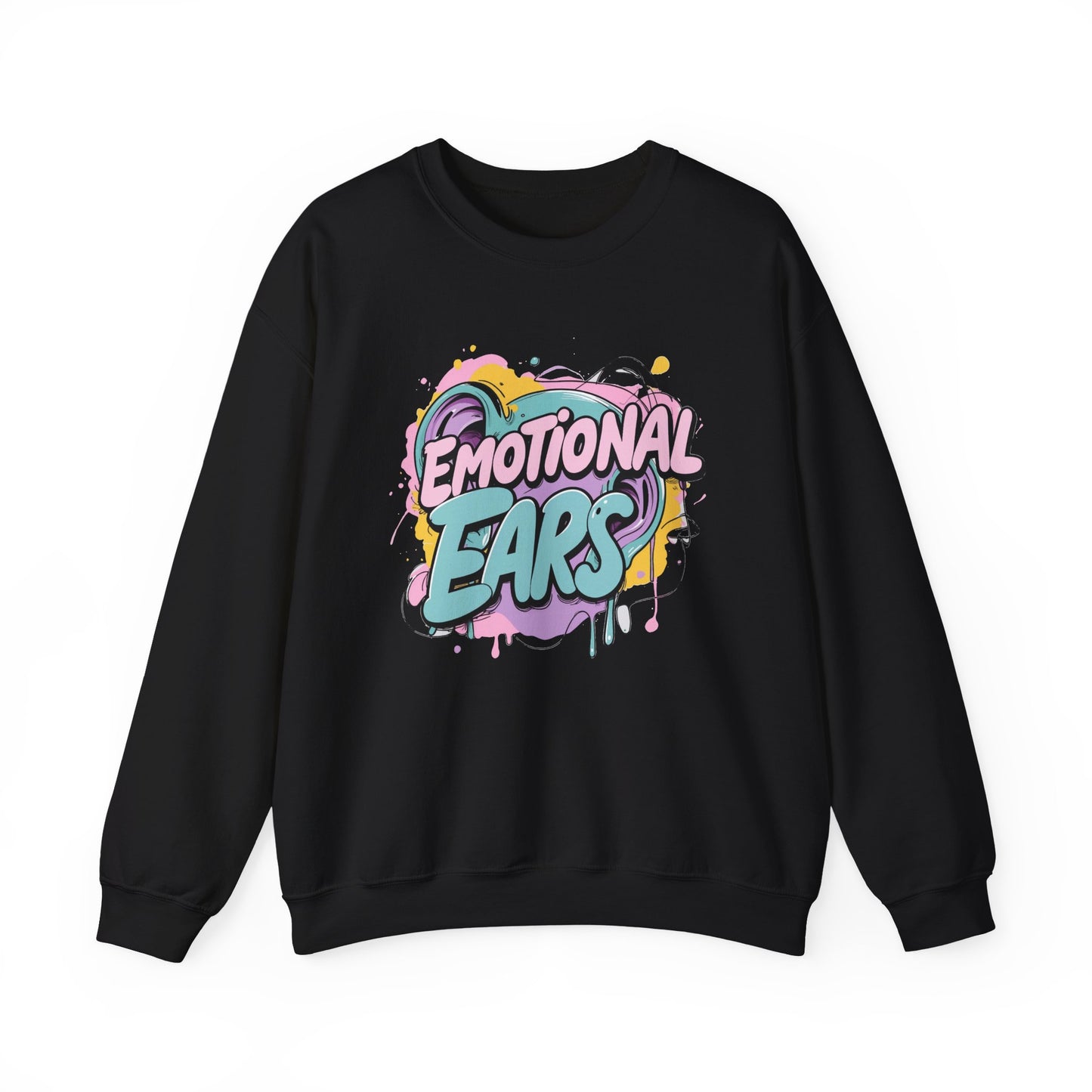 Emotional Ears (Paint) | Unisex Heavy Blend™ Crewneck Sweatshirt