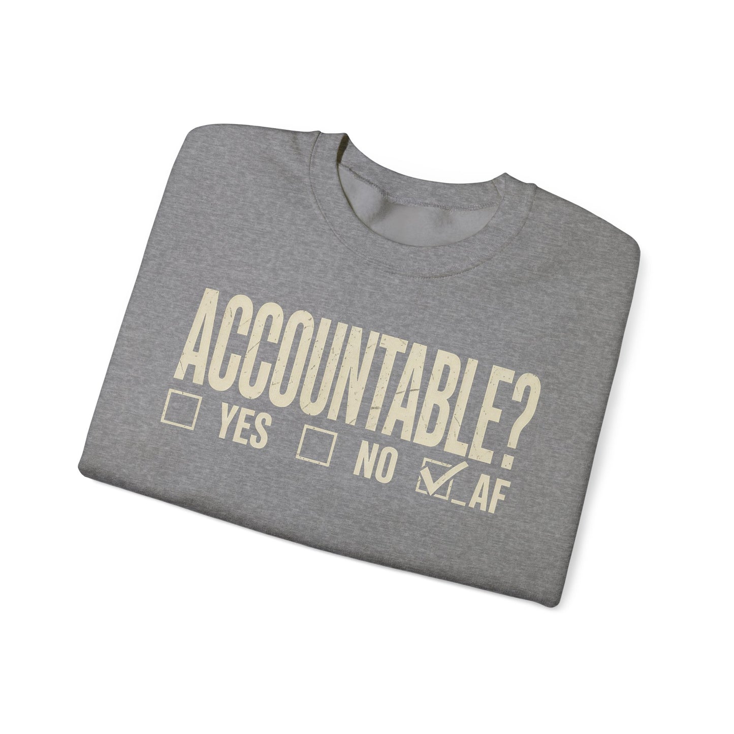 Accountable AF | Unisex Heavy Blend™ Crewneck Sweatshirt
