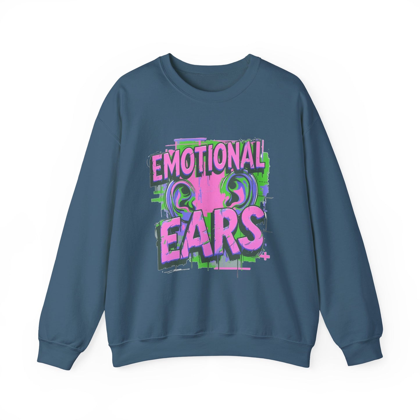 Emotional Ears (Splash) | Unisex Heavy Blend™ Crewneck Sweatshirt
