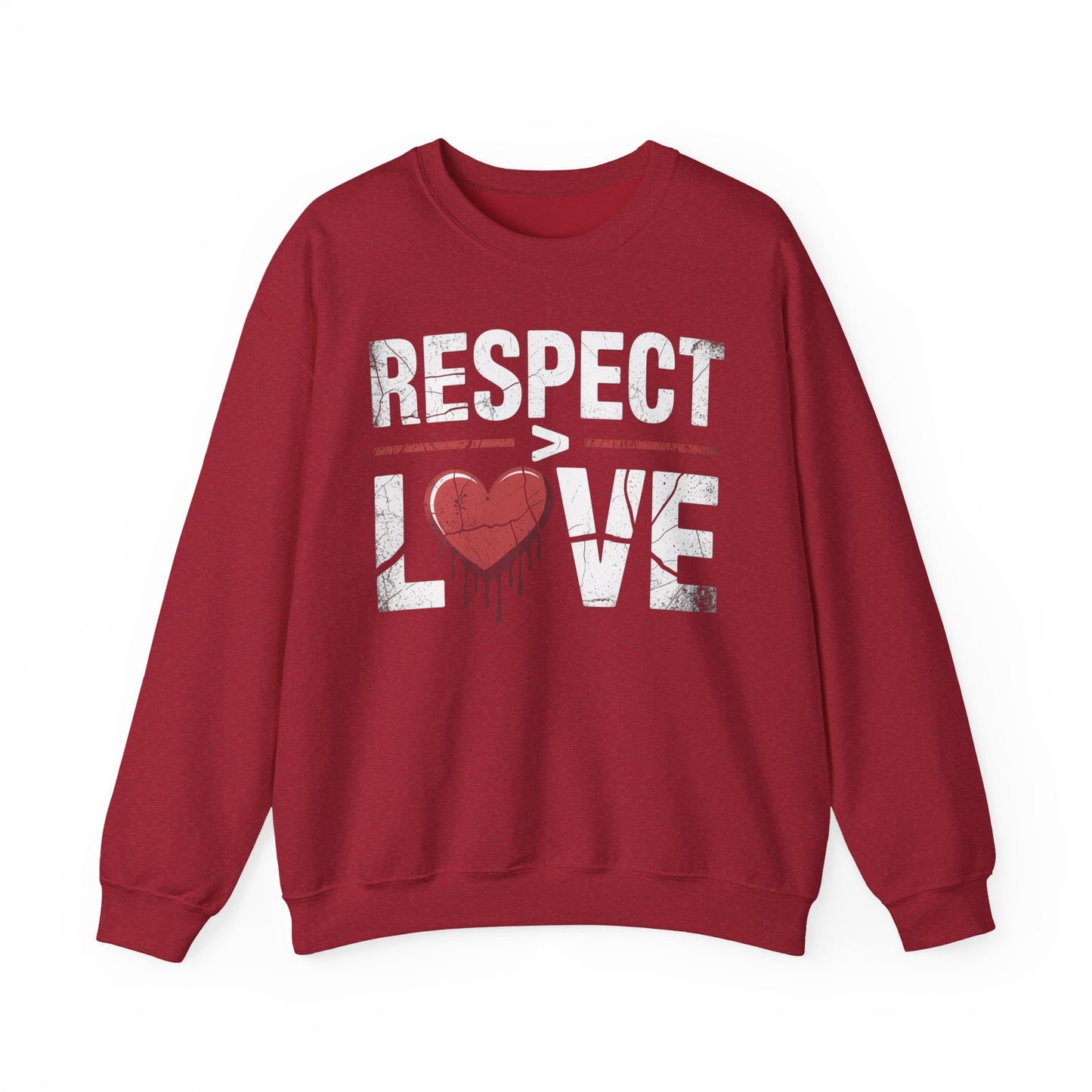 Respect > Love | Unisex Heavy Blend™ Crewneck Sweatshirt