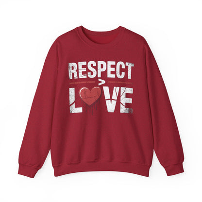 Respect > Love | Unisex Heavy Blend™ Crewneck Sweatshirt