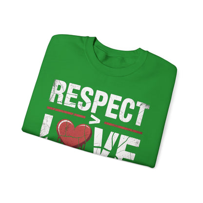 Respect > Love | Unisex Heavy Blend™ Crewneck Sweatshirt