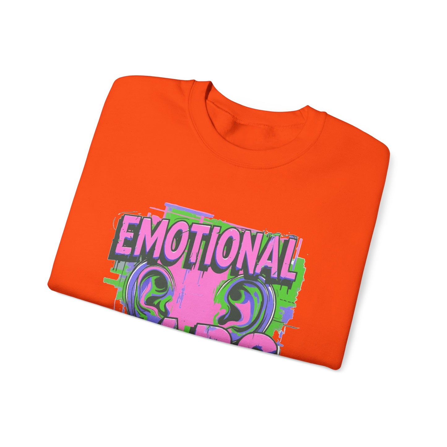 Emotional Ears (Splash) | Unisex Heavy Blend™ Crewneck Sweatshirt