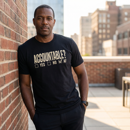 Accountable AF | Heavyweight Cotton T-Shirt