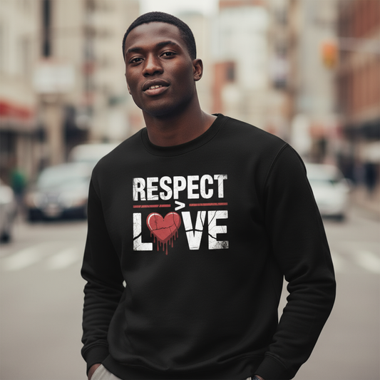 Respect > Love | Unisex Heavy Blend™ Crewneck Sweatshirt