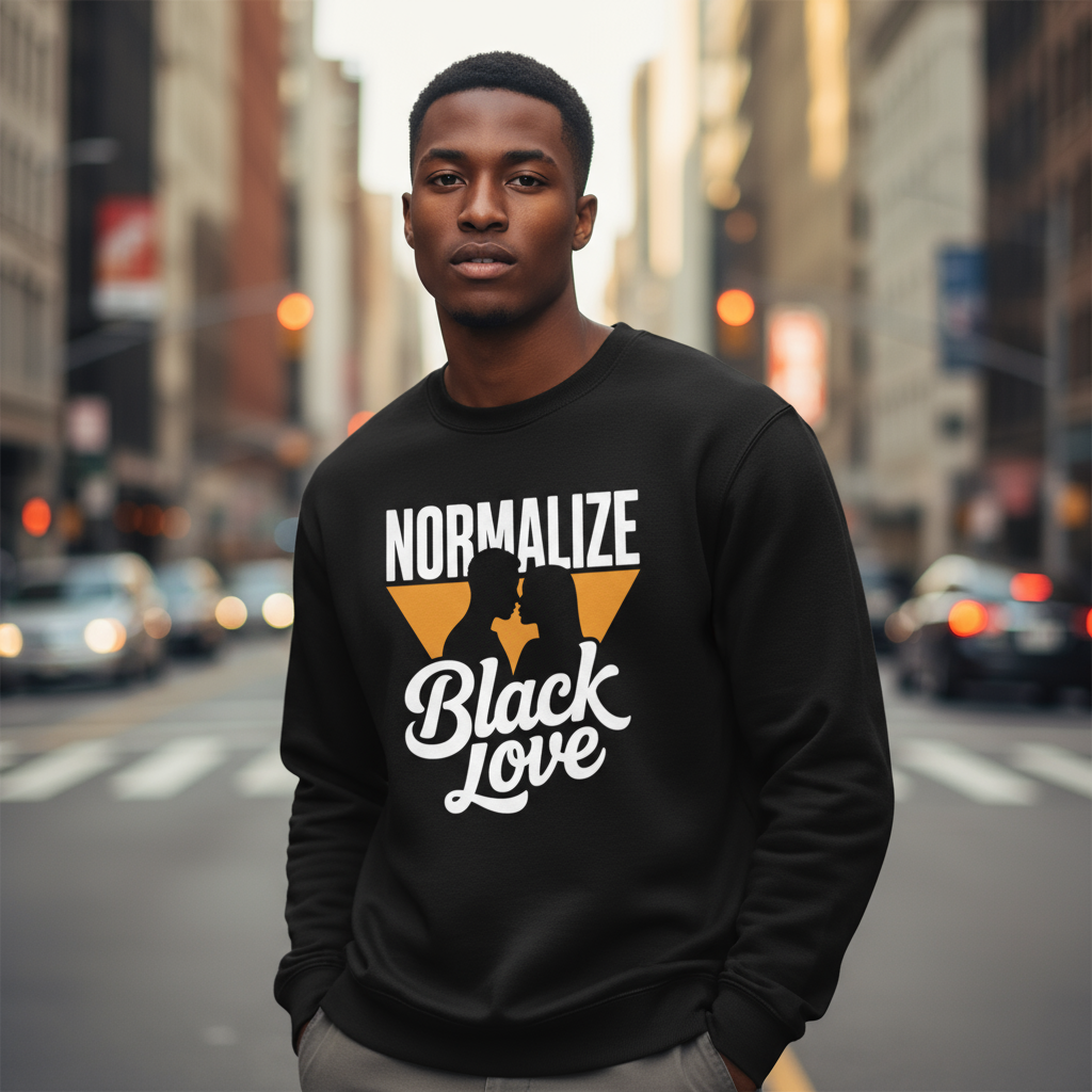 Normalize Black Love | Unisex Heavy Blend™ Crewneck Sweatshirt