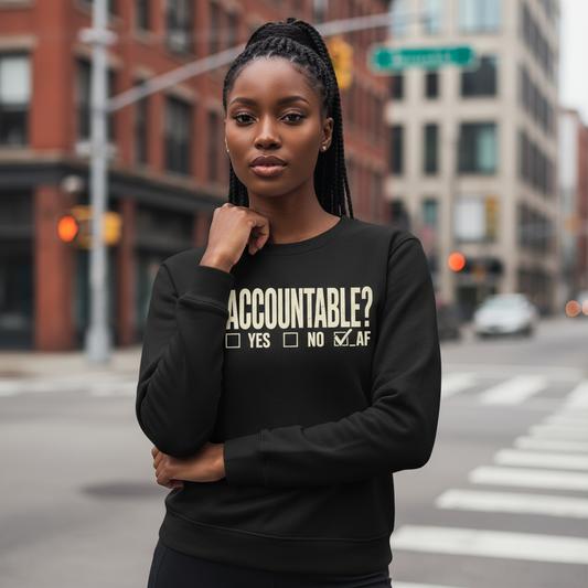 Accountable AF | Unisex Heavy Blend™ Crewneck Sweatshirt