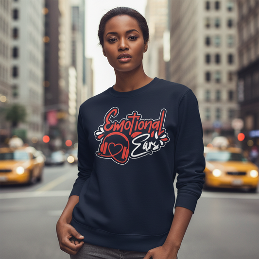 Emotional Ears (Headphones) | Unisex Heavy Blend™ Crewneck Sweatshirt