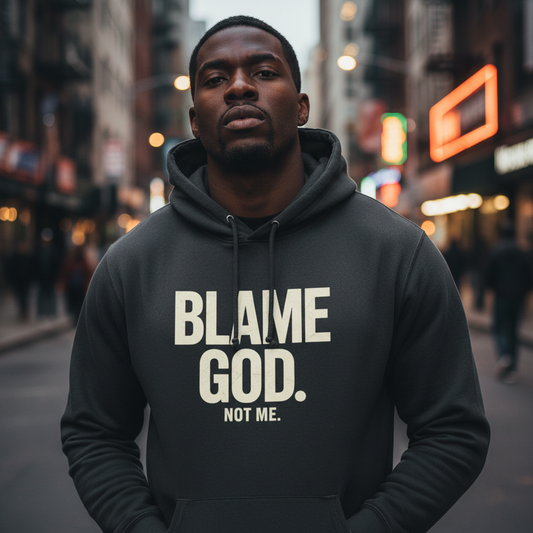 Blame God (Not Me) | Unisex Heavy Blend™ Hooded Sweatshirt