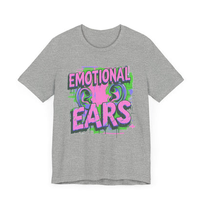 Emotional Ears (Splash) | Unisex Short Sleeve Tee
