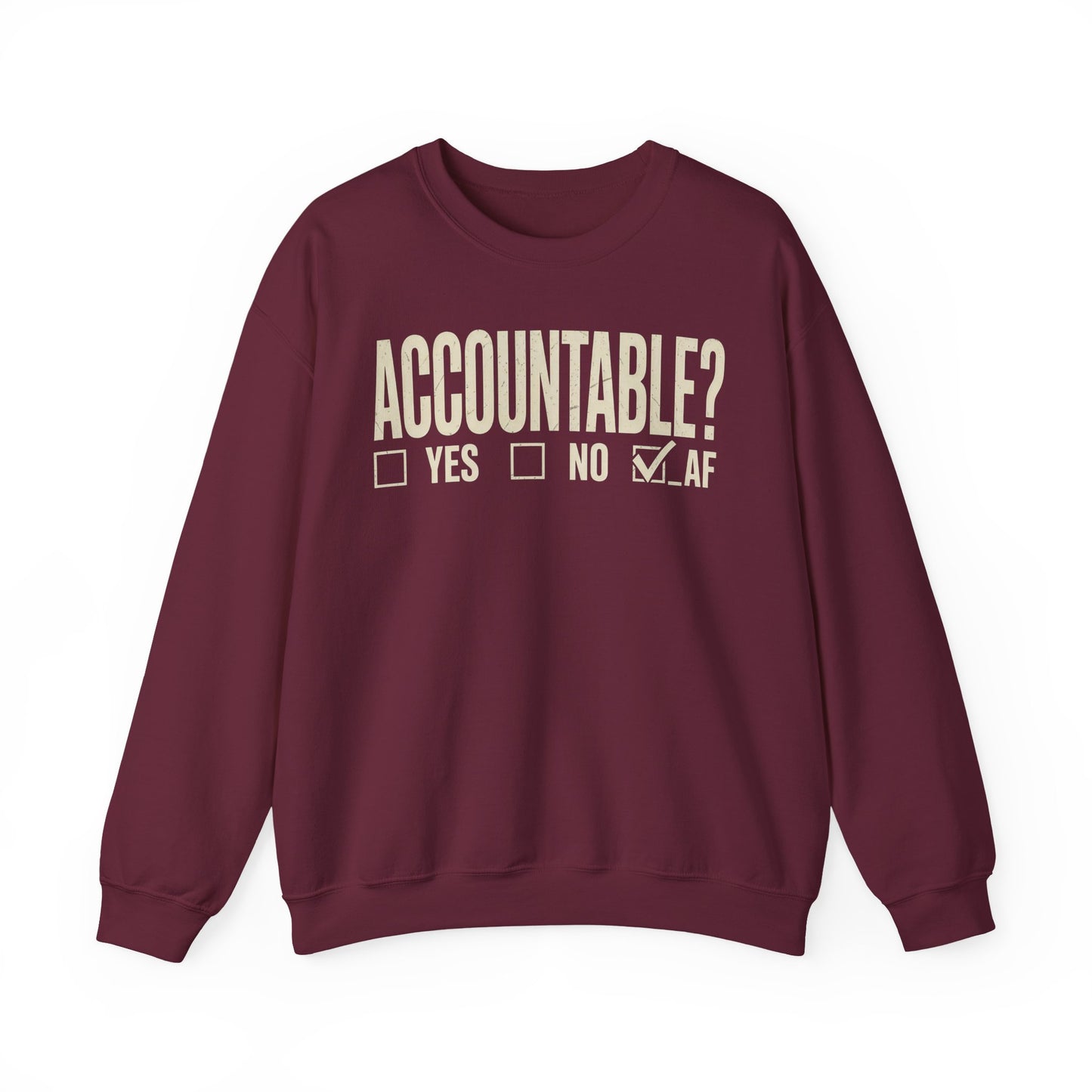 Accountable AF | Unisex Heavy Blend™ Crewneck Sweatshirt