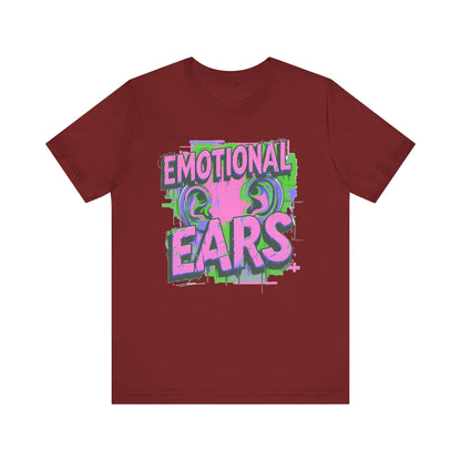 Emotional Ears (Splash) | Unisex Short Sleeve Tee