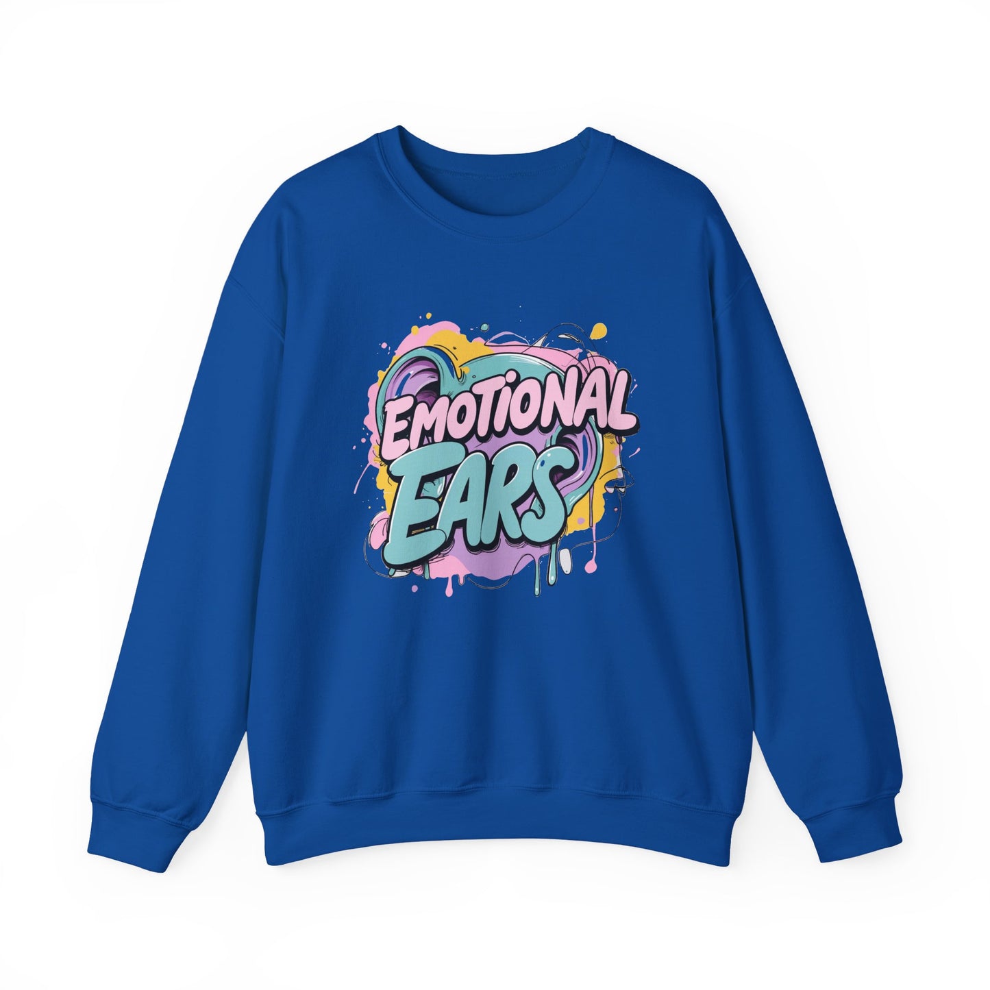 Emotional Ears (Paint) | Unisex Heavy Blend™ Crewneck Sweatshirt