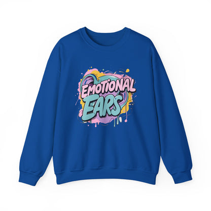 Emotional Ears (Paint) | Unisex Heavy Blend™ Crewneck Sweatshirt