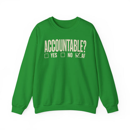 Accountable AF | Unisex Heavy Blend™ Crewneck Sweatshirt