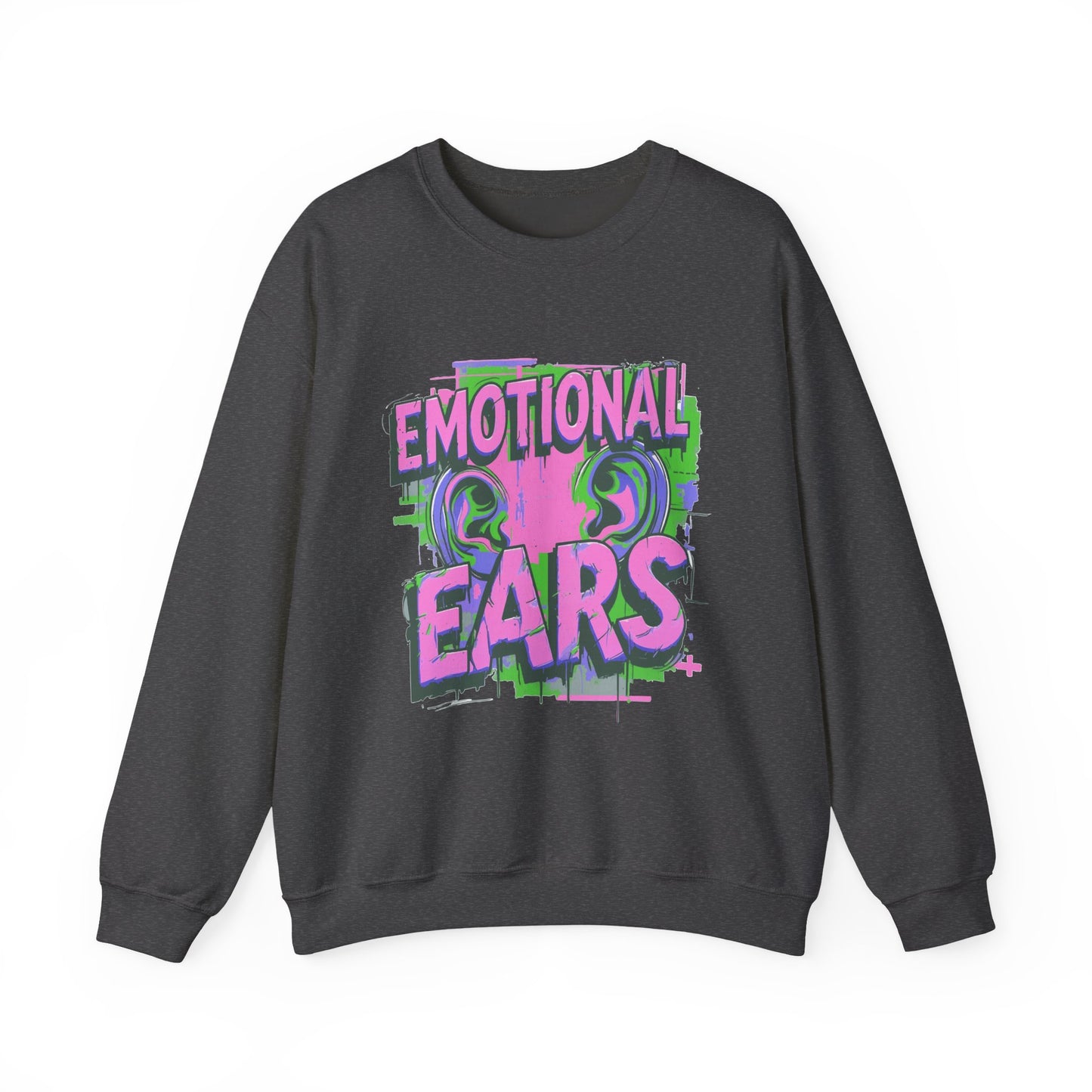 Emotional Ears (Splash) | Unisex Heavy Blend™ Crewneck Sweatshirt