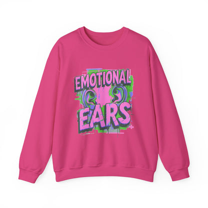 Emotional Ears (Splash) | Unisex Heavy Blend™ Crewneck Sweatshirt
