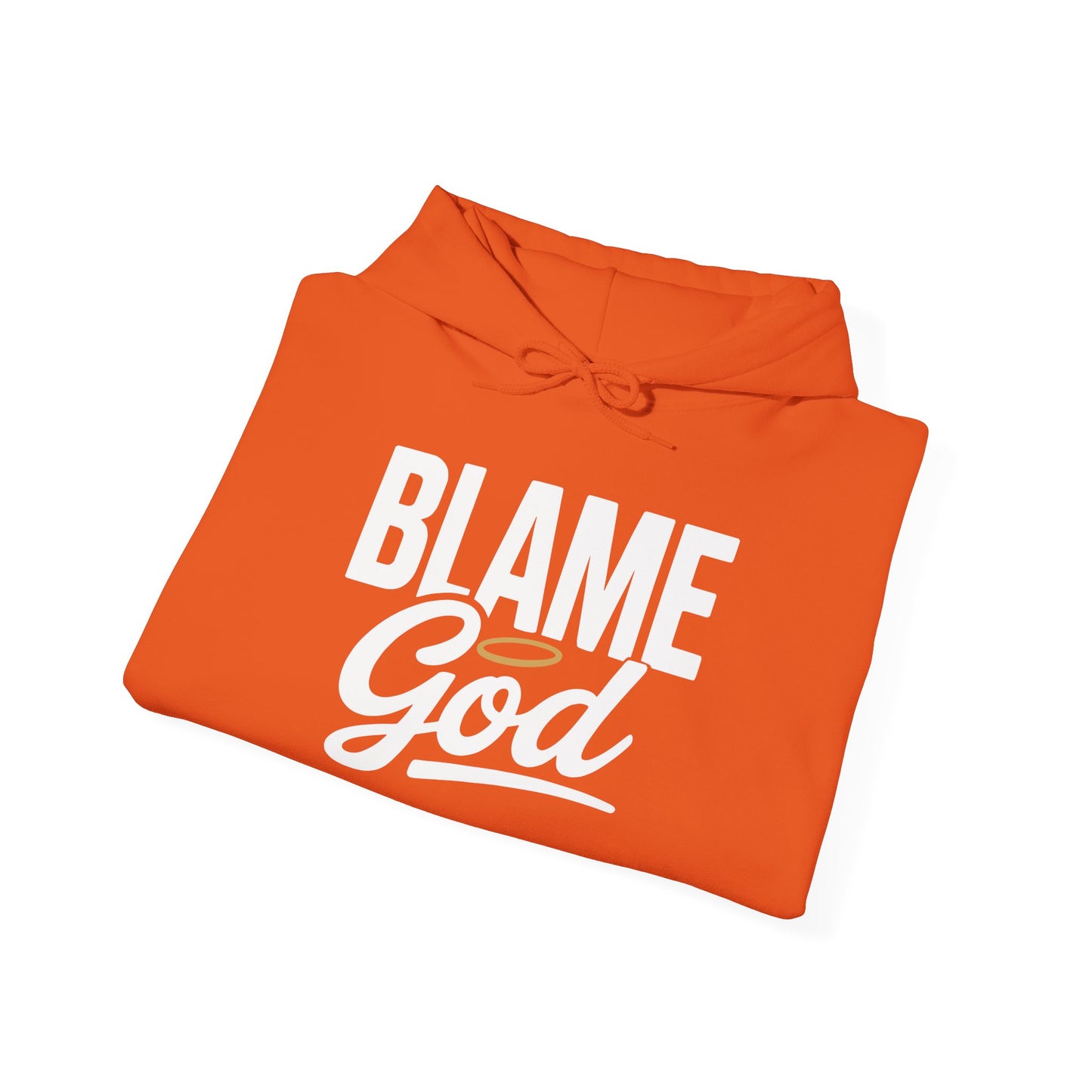 Blame God (Halo) | Unisex Heavy Blend™ Hooded Sweatshirt