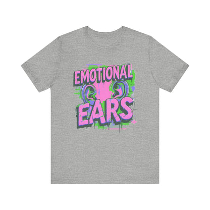 Emotional Ears (Splash) | Unisex Short Sleeve Tee