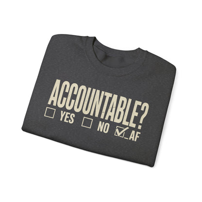 Accountable AF | Unisex Heavy Blend™ Crewneck Sweatshirt