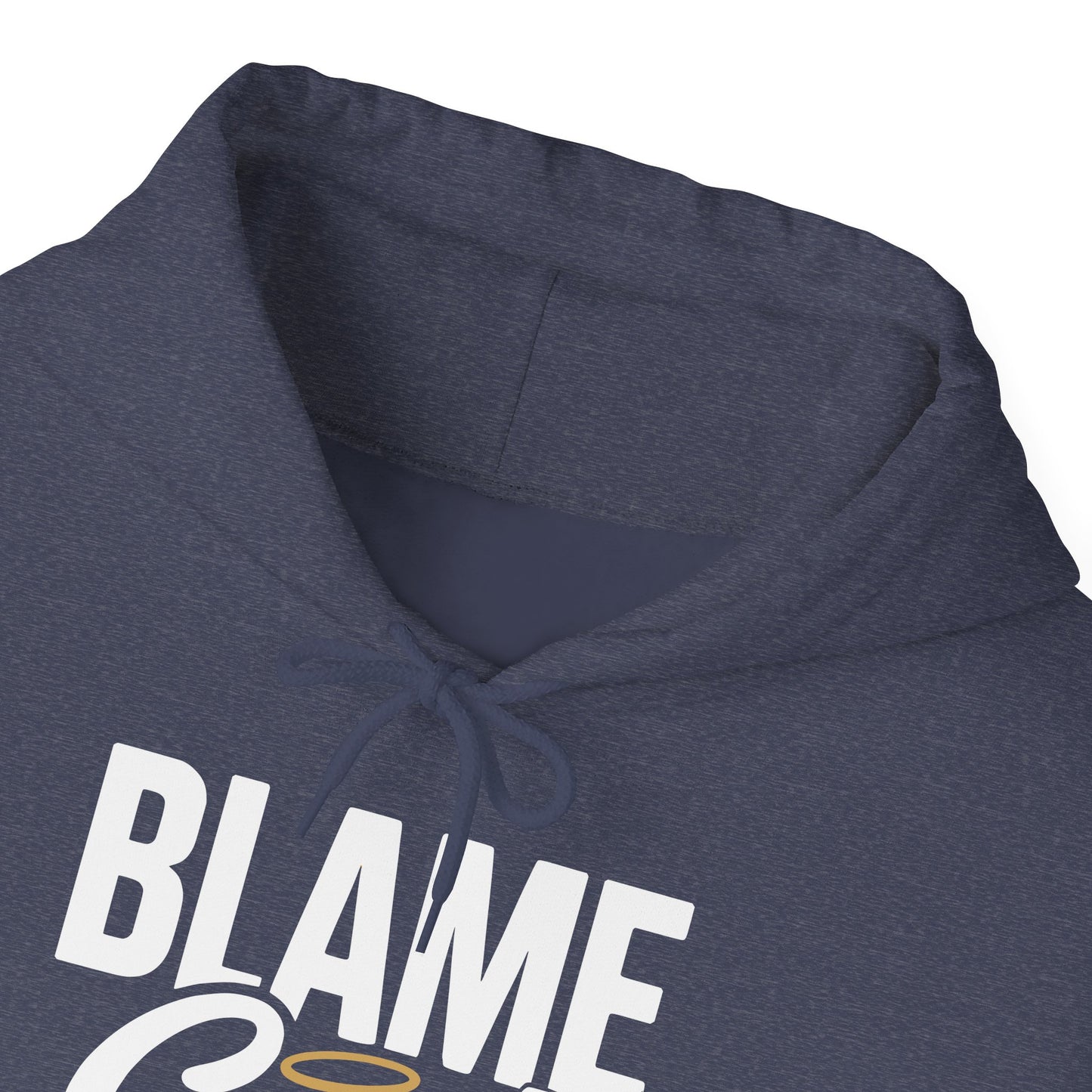 Blame God (Halo) | Unisex Heavy Blend™ Hooded Sweatshirt
