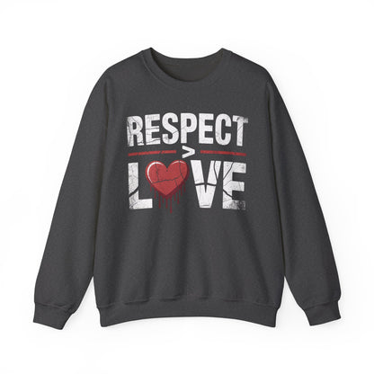 Respect > Love | Unisex Heavy Blend™ Crewneck Sweatshirt