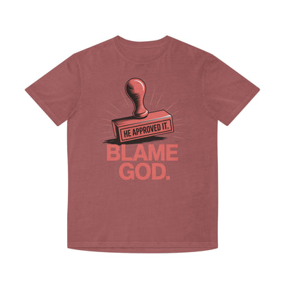 Blame God (Stamp) | Unisex Faded Shirt