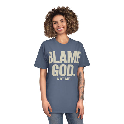 Blame God (Not Me) | Unisex Faded Shirt