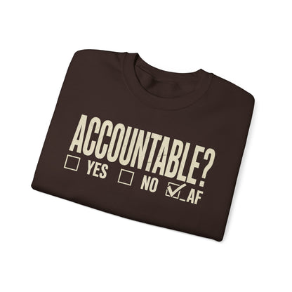 Accountable AF | Unisex Heavy Blend™ Crewneck Sweatshirt