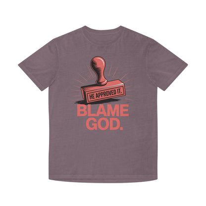Blame God (Stamp) | Unisex Faded Shirt