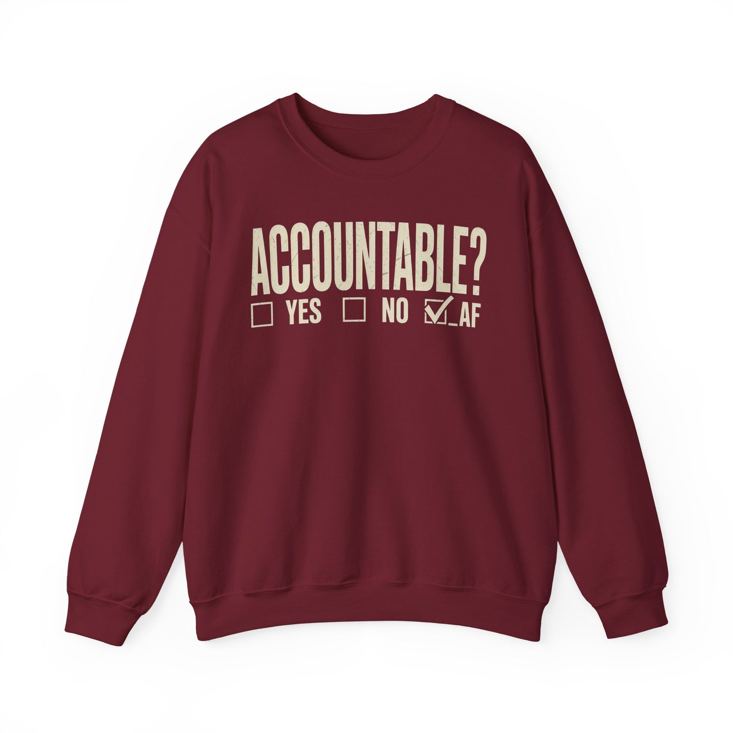 Accountable AF | Unisex Heavy Blend™ Crewneck Sweatshirt