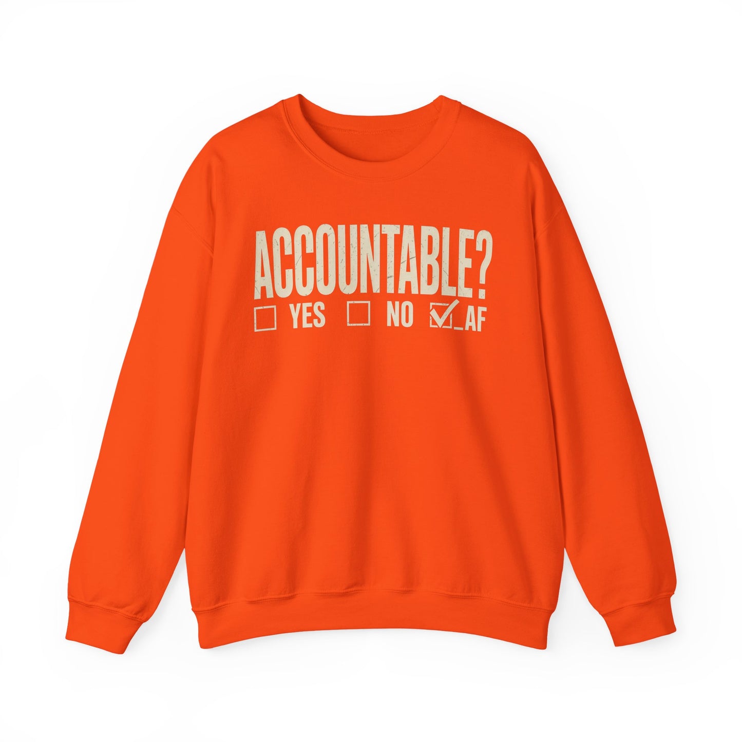 Accountable AF | Unisex Heavy Blend™ Crewneck Sweatshirt