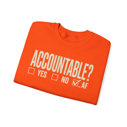 Accountable AF | Unisex Heavy Blend™ Crewneck Sweatshirt