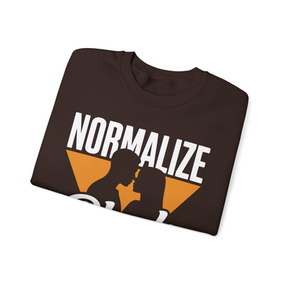 Normalize Black Love | Unisex Heavy Blend™ Crewneck Sweatshirt
