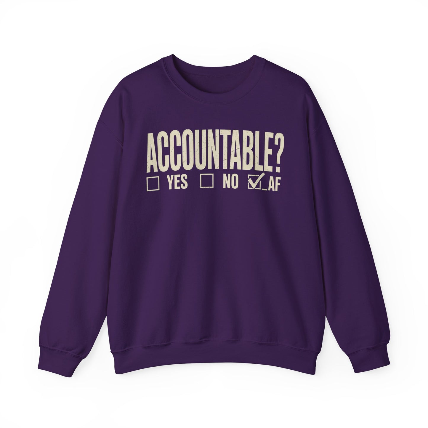 Accountable AF | Unisex Heavy Blend™ Crewneck Sweatshirt
