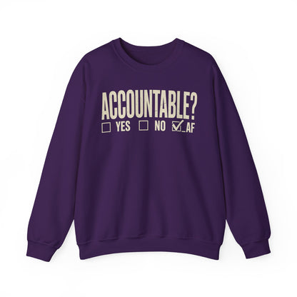 Accountable AF | Unisex Heavy Blend™ Crewneck Sweatshirt