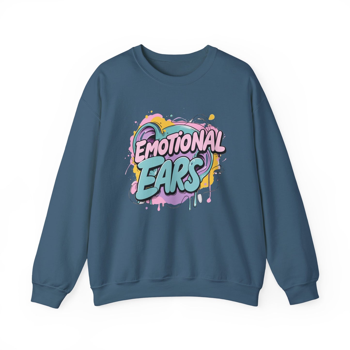 Emotional Ears (Paint) | Unisex Heavy Blend™ Crewneck Sweatshirt