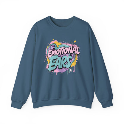 Emotional Ears (Paint) | Unisex Heavy Blend™ Crewneck Sweatshirt