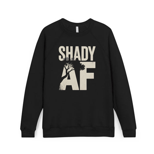 Shady AF | Unisex Sponge Fleece Raglan Sweatshirt