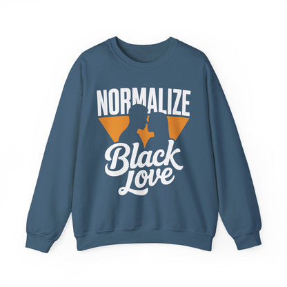 Normalize Black Love | Unisex Heavy Blend™ Crewneck Sweatshirt