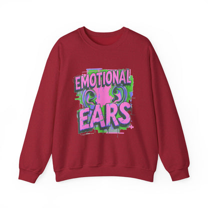 Emotional Ears (Splash) | Unisex Heavy Blend™ Crewneck Sweatshirt