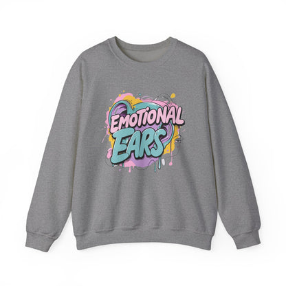 Emotional Ears (Paint) | Unisex Heavy Blend™ Crewneck Sweatshirt