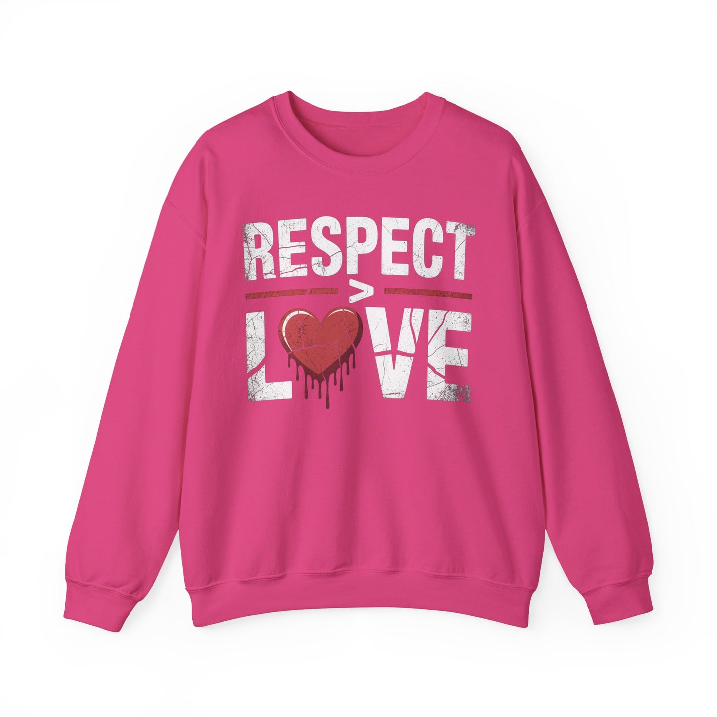 Respect > Love | Unisex Heavy Blend™ Crewneck Sweatshirt