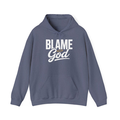 Blame God (Halo) | Unisex Heavy Blend™ Hooded Sweatshirt