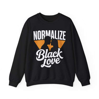 Normalize Black Love | Unisex Heavy Blend™ Crewneck Sweatshirt