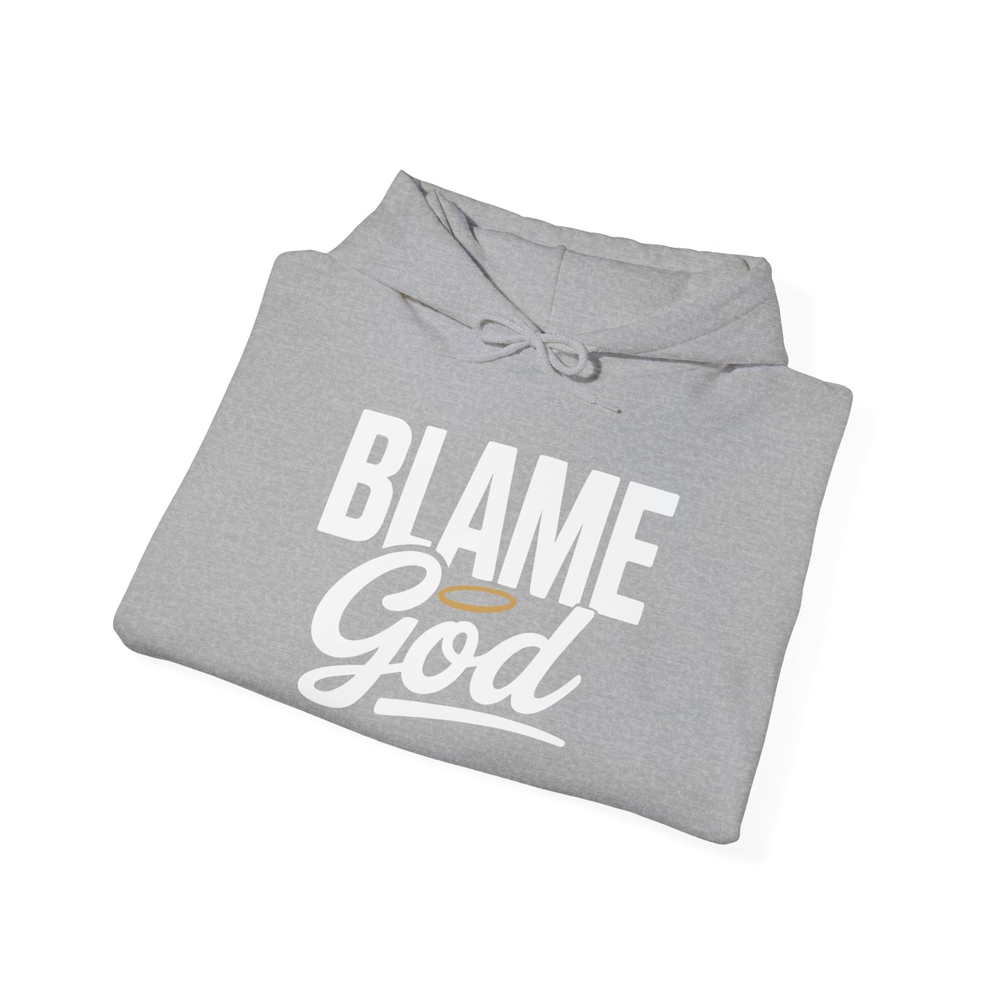 Blame God (Halo) | Unisex Heavy Blend™ Hooded Sweatshirt