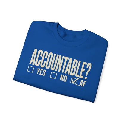 Accountable AF | Unisex Heavy Blend™ Crewneck Sweatshirt