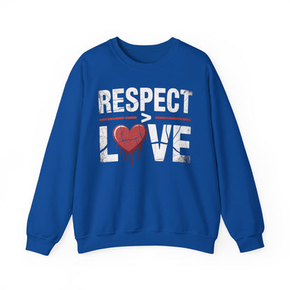 Respect > Love | Unisex Heavy Blend™ Crewneck Sweatshirt