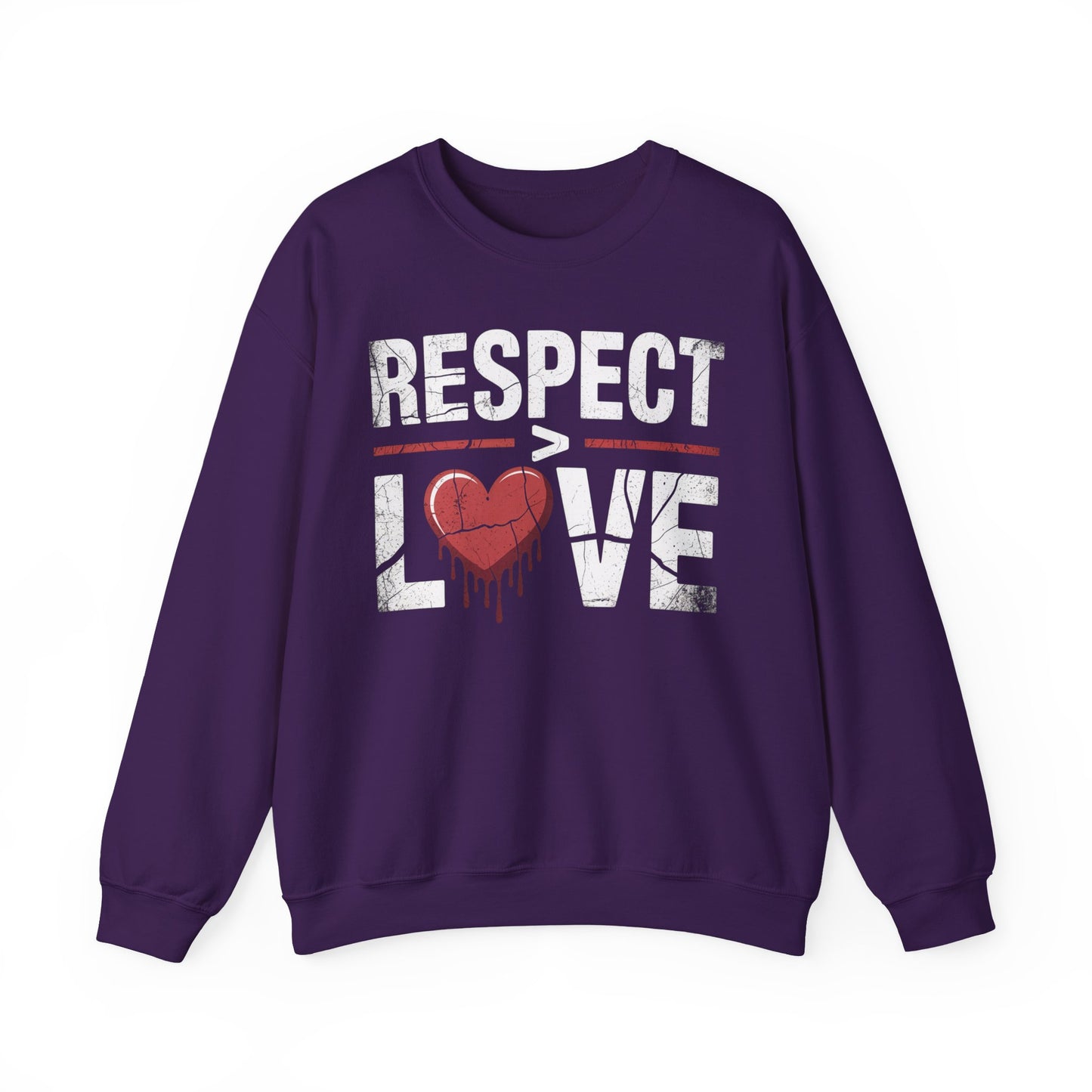 Respect > Love | Unisex Heavy Blend™ Crewneck Sweatshirt